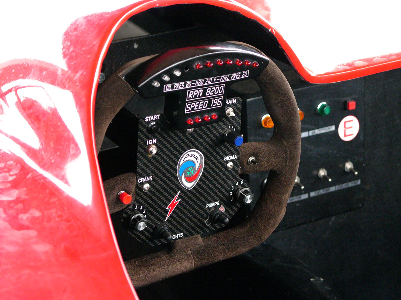 Illustration for article titled The Panoz Batmobile in the Front-Engined Flesh